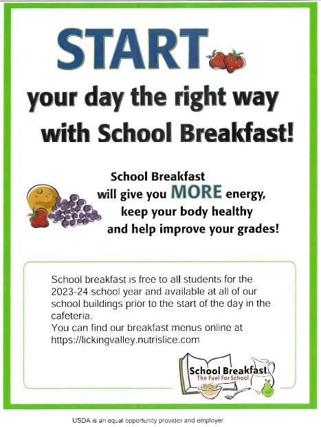 Breakfast is free